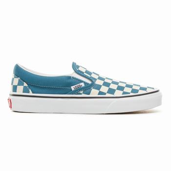 Vans Color Theory Checkerboard Classic (Unisex) - Naisten Slip-on kengät - Valkoinen